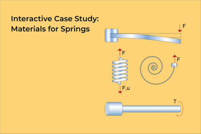 Interactive Case Studies: Materials for Springs