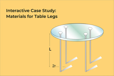 Interactive Case Studies: Materials for Table Legs