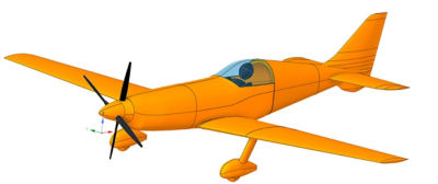 Air Race E 뉴질랜드 팀은 이 모델 평면을 1:10 배율로 3D 인쇄했습니다.