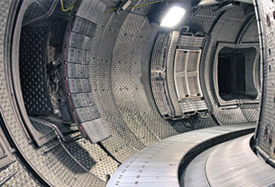 A tungsten (W) experimental superconducting tokamak (WEST) hot fusion reactor
