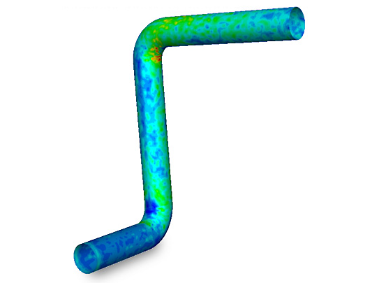 Erosion Rate Surface Contours - McLaury Erosion Model