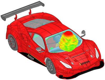 Ferrari simulation car