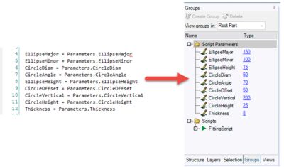 SpaceClaim and DesignXplorer Script