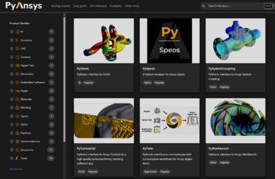 pyansys libraries on github