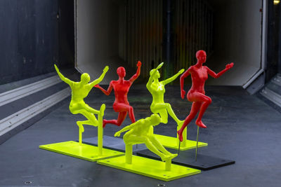 five-quarter-scale-wind-tunnel-manikins-of-postures-of-the-stride-jump