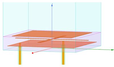 Image of infinite arrays generated from a single antenna element