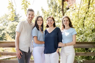 Christelle and her children