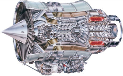 Honeywell turbofan engine