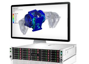 High performance computer running simulation