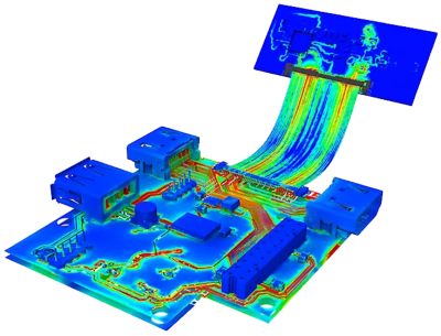 Electromagnetic simulation in IoT Embedded system