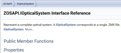 Interface data is available within the IOpticalSystem interface