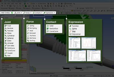 Multibody Dynamics for ansys user interface