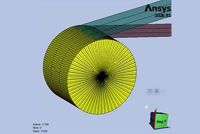 Motion enhanced film roll