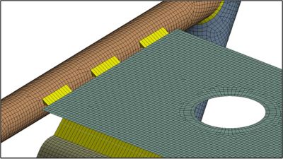 Motorcycle frame geometry shows different types of welded connections