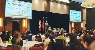 Area Vice President Greg Margolis kicked off the Canada Innovation Conference 