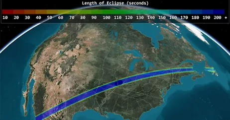 Modeling the 2024 Solar Eclipse with Ansys STK
