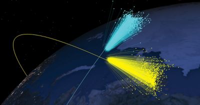 Space satellite collisions