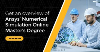 Ansys Numerical Simulation Online Master's Degree