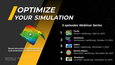 Webinar Series: Optimize your simulation