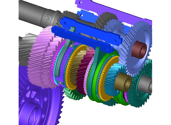 Automotive drivetrain simulation using Ansys Motion