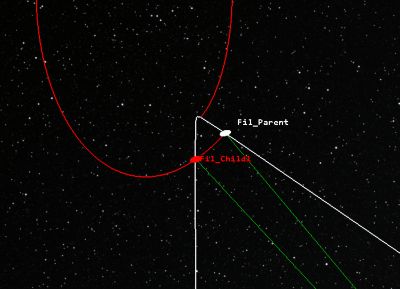 Child satellite deployment from a parent satellite