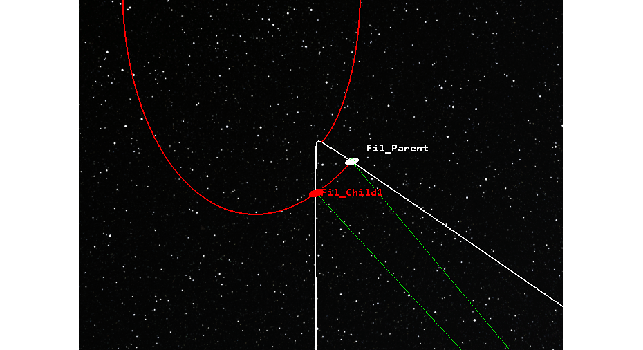 Child satellite deployment from a parent satellite
