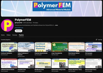 PolymerFEM YouTube screenshot