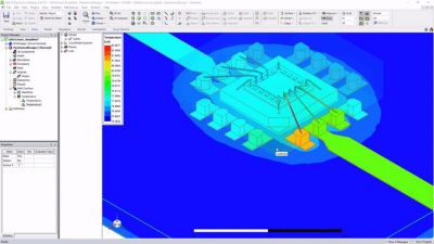 Perform Quick Thermal Analysis of Electromagnetic Designs