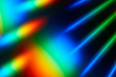 Rainbow light refraction