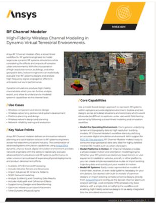 RF Channel Modeler Brochure