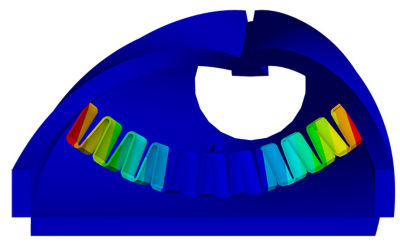 Simulation of rolling die correctly sealing tubes