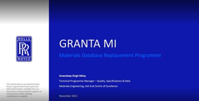 Rolls Royce MI Day slide