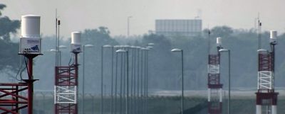 Hitachi radar antenna unit at KLIA.