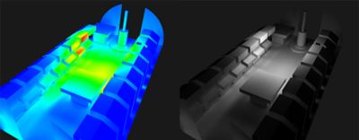 Safe Lighting Design of a Submarine Control Room | Ansys