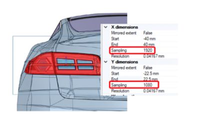 Sample settings