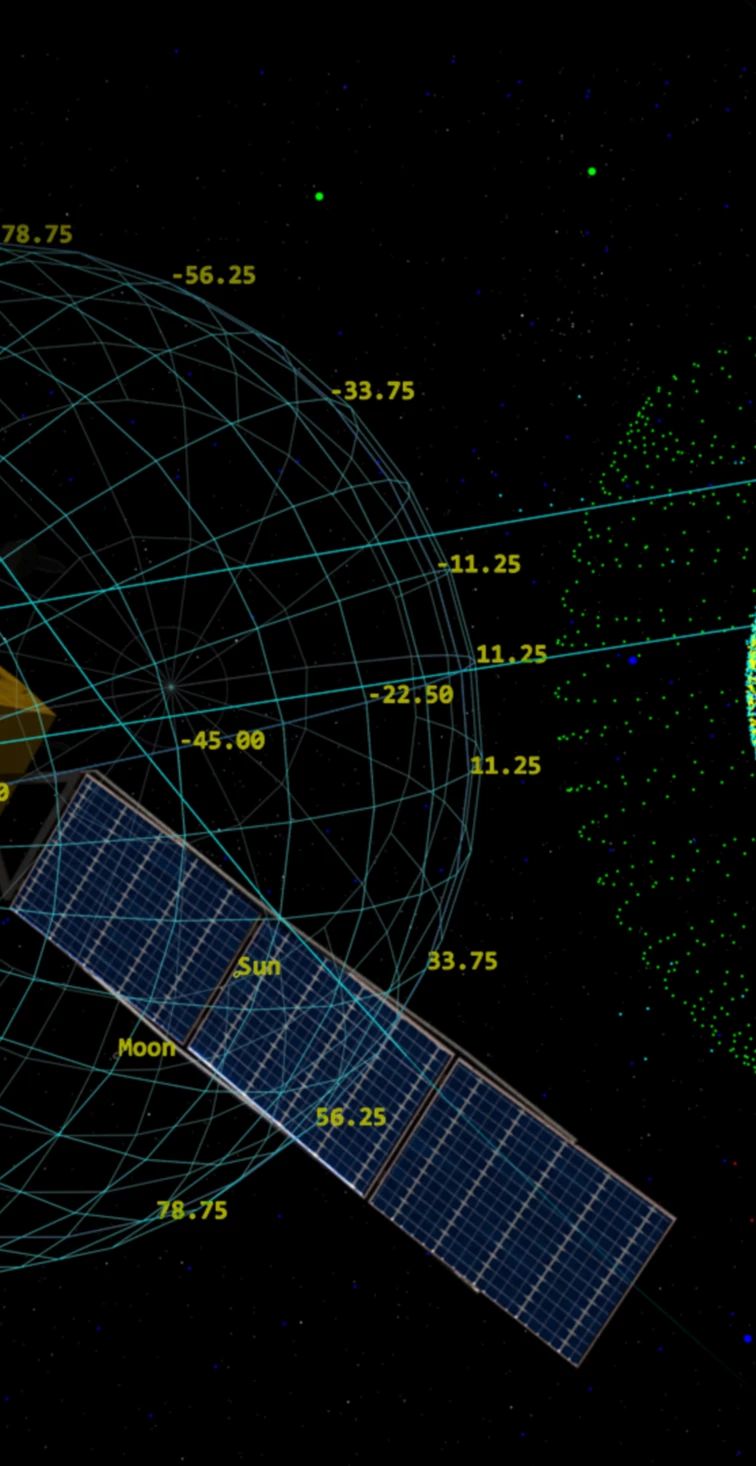 A space station in orbit.