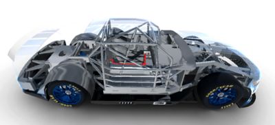 The NASCAR Next Gen racecar features a new sequential five-speed shifter. 