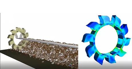 Simulate Particle Behavior With Ansys Rocky