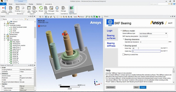 SKF input parameters