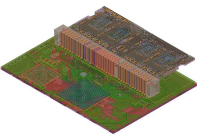 model of a complex PCB package