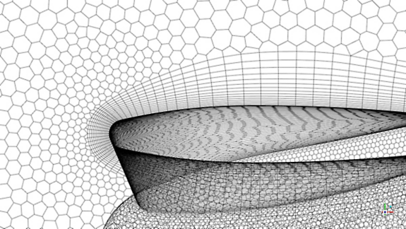 Sonic boom mesh wing