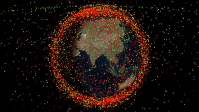 Space objects debris