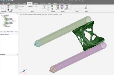 在Ansys spacecclaim中优化形状，包括原始几何形状