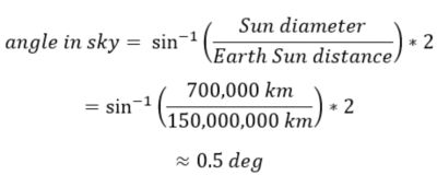 Sun to Earth equation