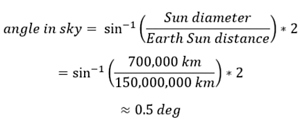 Sun to Earth equation