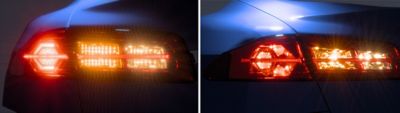 Tail lamp simulation results
