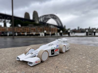 Team Aurora's National Finals-winning car