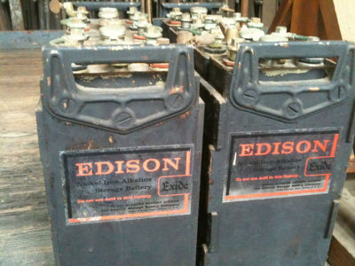 Thomas Edison nickel iron batteries Wikimedia Commons