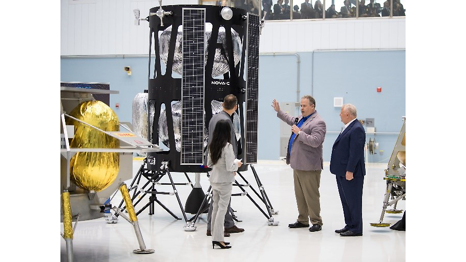 Vice president of Research and Development of Intuitive Machines, Tim Crain speaks with Thomas Zurbuchen, NASA Associate Administrator for the Science Mission Directorate