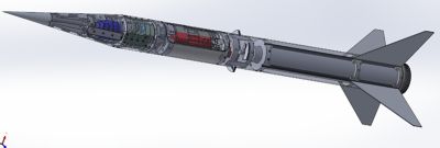 TopAero final rocket model